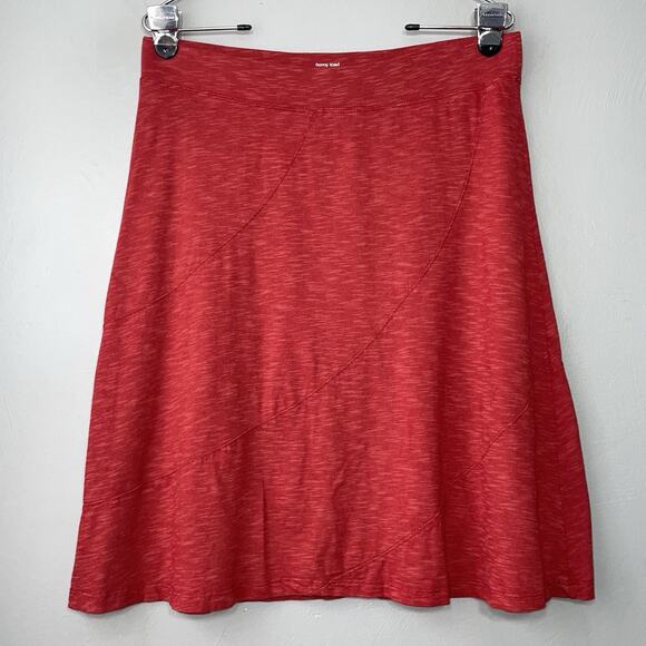 Horny Toad Dresses & Skirts - Horny Toad Escapade Skirt Size Small Red Organic Cotton Knit Eco Outdoors Casual